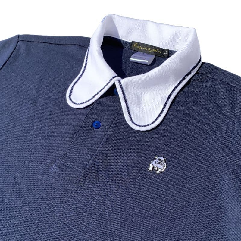 Beagle Polo〈Navy×White〉