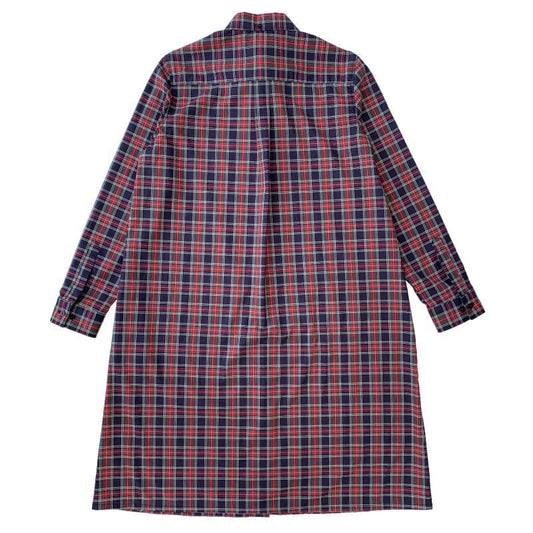 Beagle Shirts Dress〈Navy Tartan〉