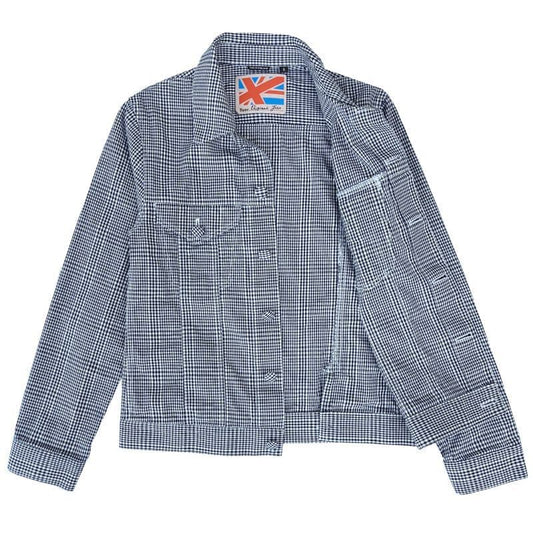 British Trucker Jacket〈Check〉