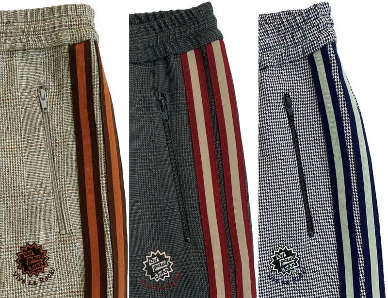 Brit Track Bottoms〈Light Grey〉