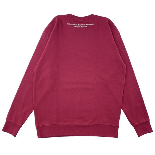 Bulldog Sweat Jamper〈Burgundy〉