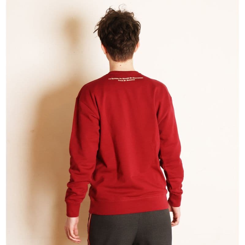 Bulldog Sweat Jamper〈Burgundy〉
