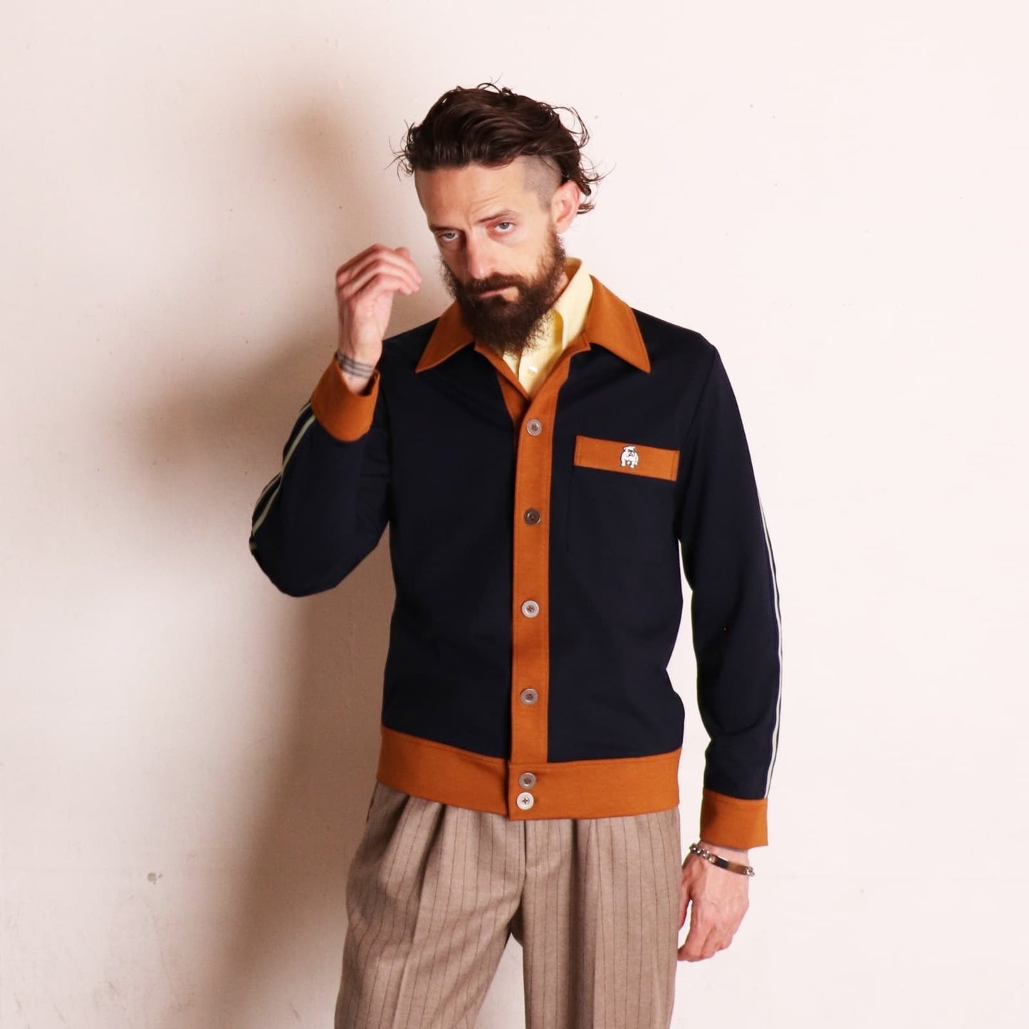 BUTTON UP TRACK JACKET