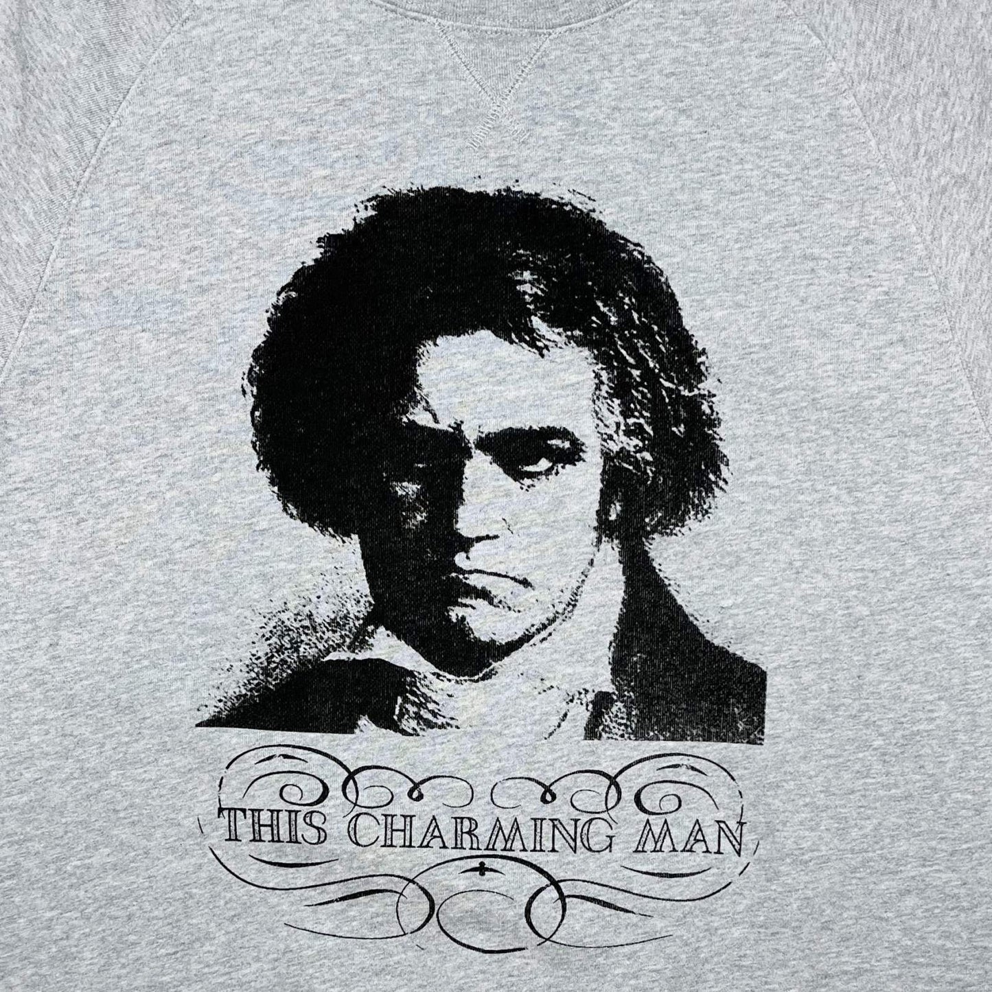 Charming Man Relaxing Sweat Shirts〈Heather Grey〉