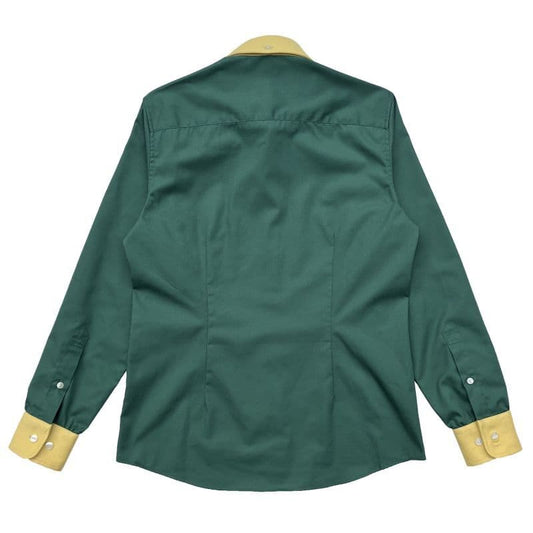 Classic Round Collar B.D.Shirts〈Green〉