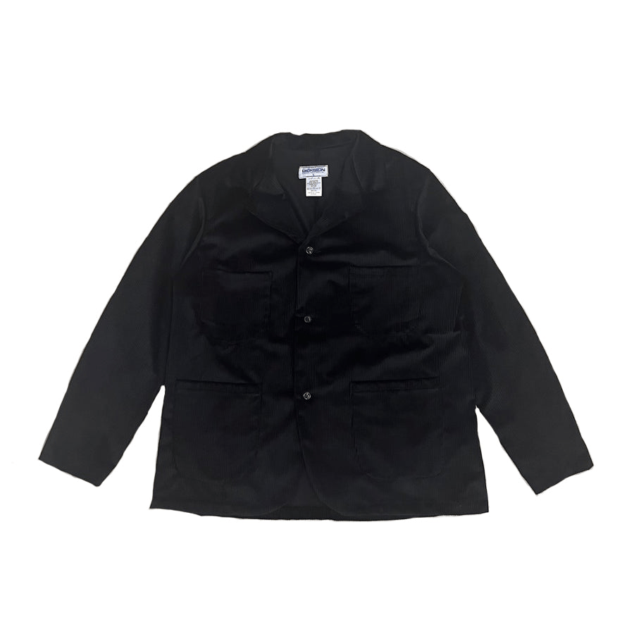 Corduroy Waiter Jacket〈Black〉