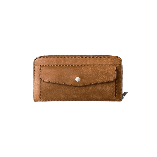 Round Zip Wallet (Pueblo Leather)
