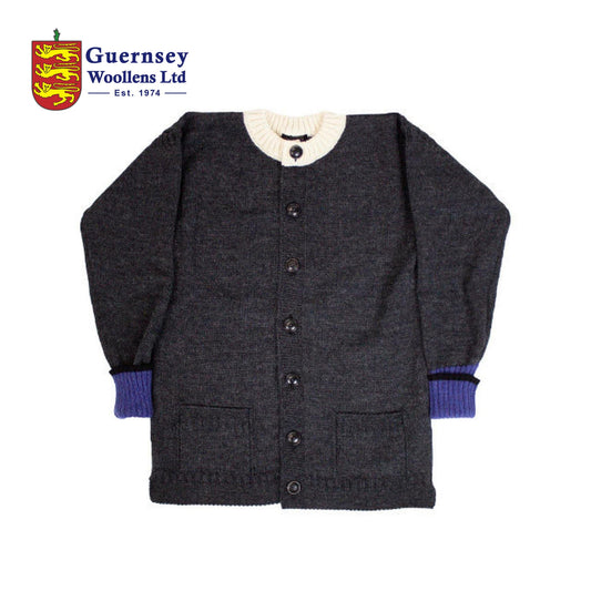 GUERNSEY Cardigan〈Black〉