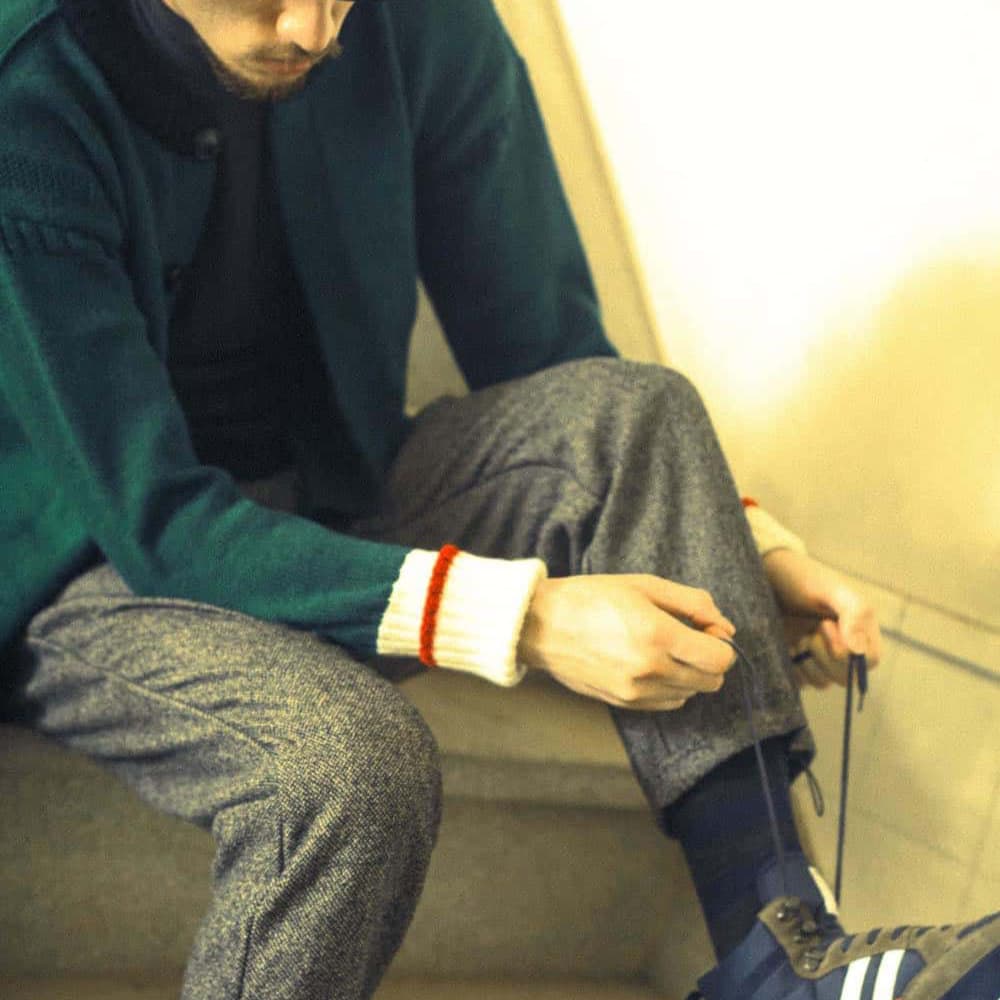 GUERNSEY Cardigan〈Black〉