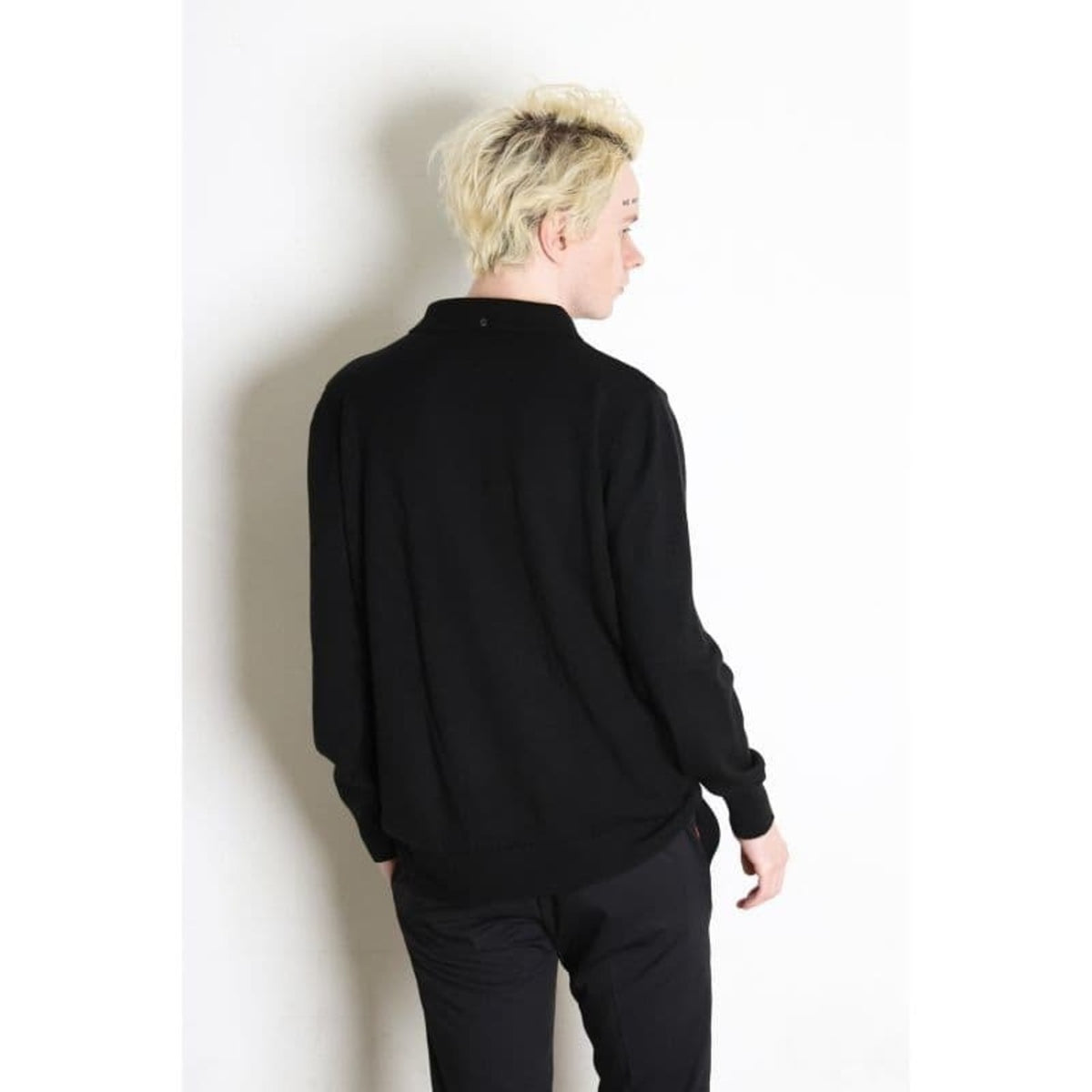 Jimmy's Knit Polo〈Black〉