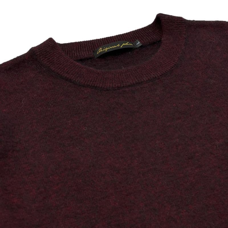 Light Mohair Jumper〈Bordeaux〉