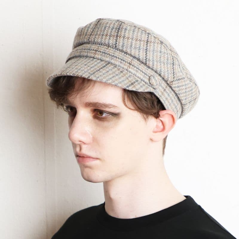 Liverpool Hat〈Light Grey×Beige〉