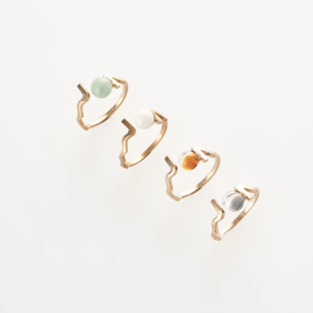 【YAGA×Aquvii】Memphis Ring