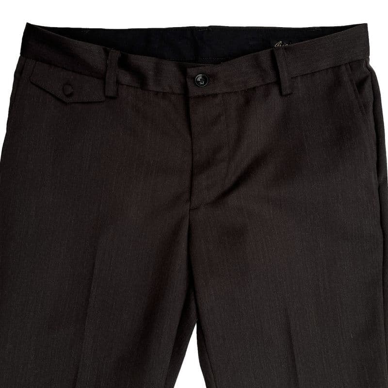 Narrow Trousers〈Dark Brown〉