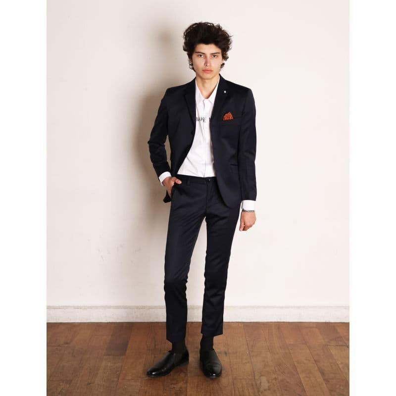 Narrow Trousers〈Dark Navy〉