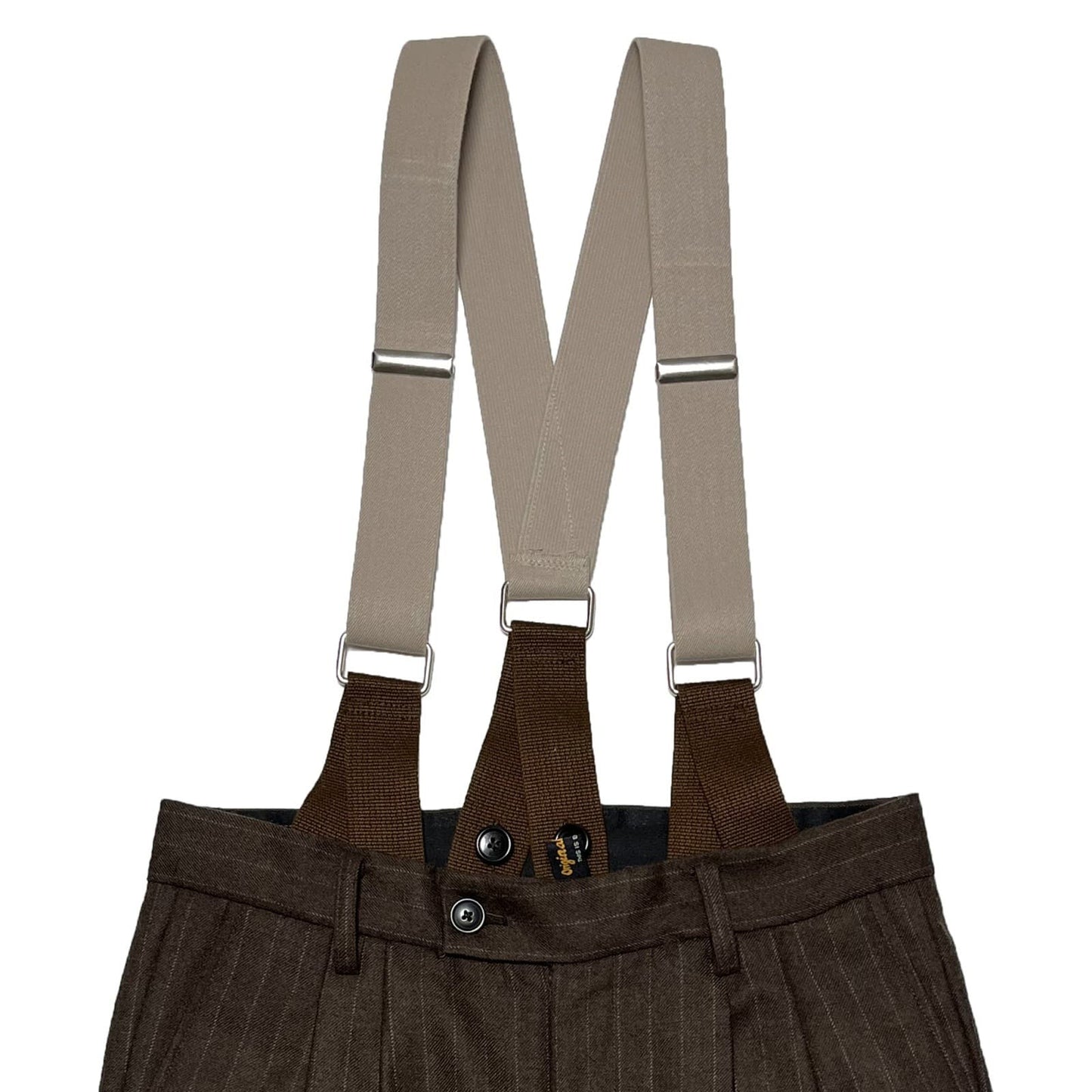 Peg Top Trousers〈Brown〉