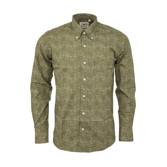 Paisley Shirts〈Olive〉