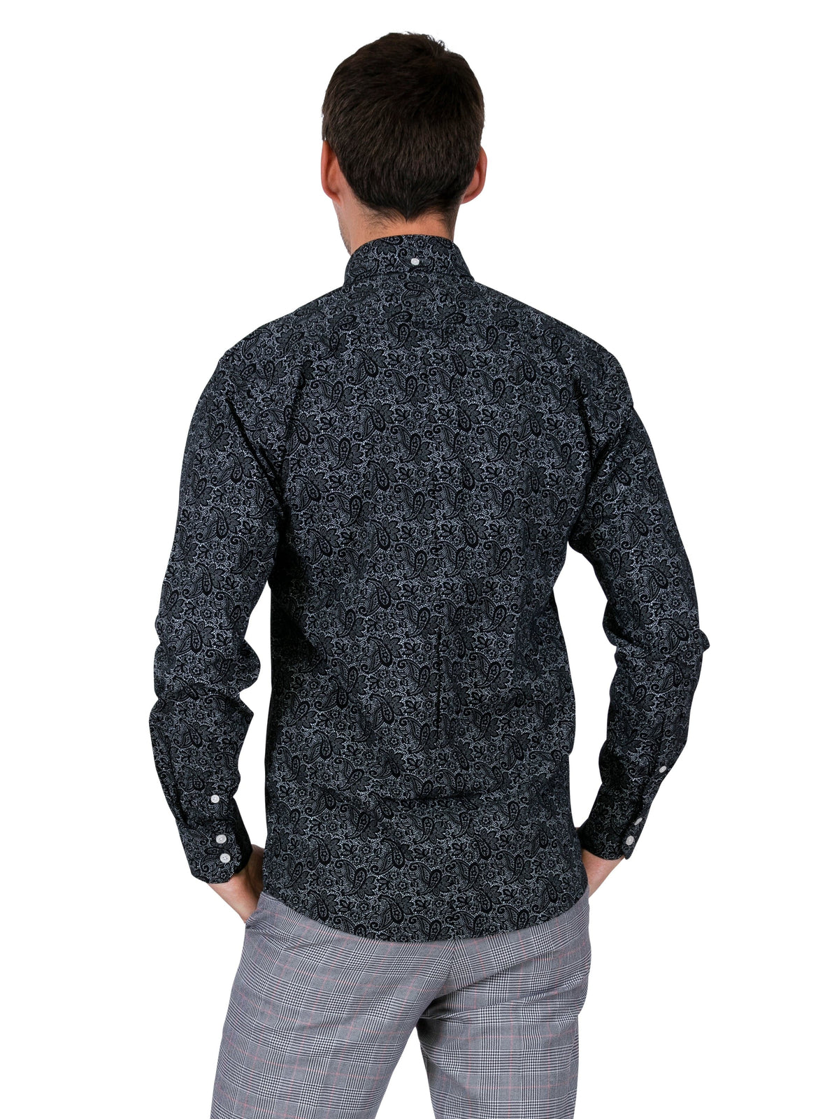 Paisley Shirts〈Black〉