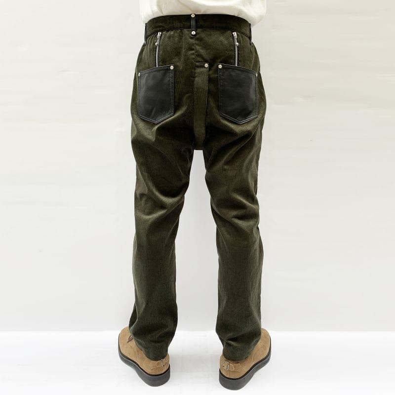 Relaxing Punky Trousers〈Deep Green〉