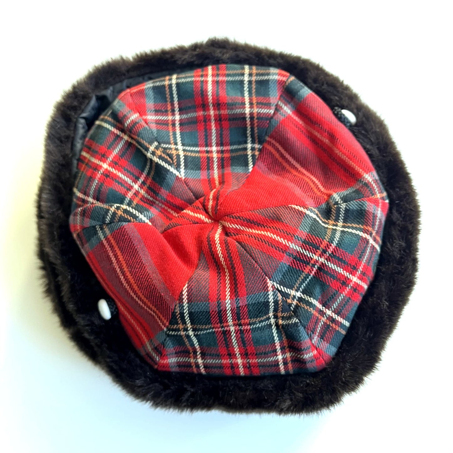 Scottish Woolen Hat〈Red Tartan〉