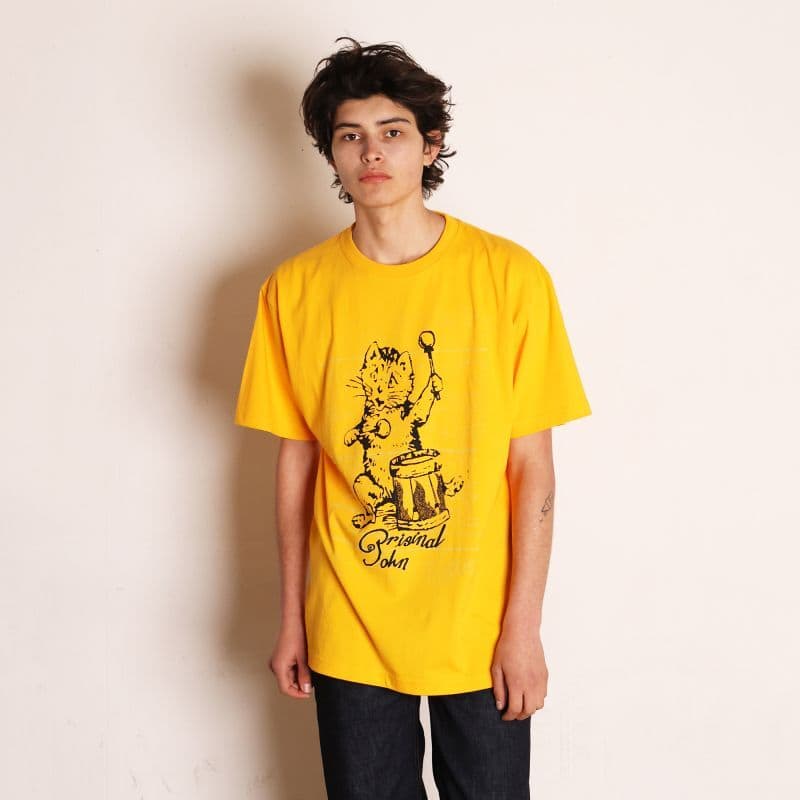 T-Drumming Kitten〈White〉