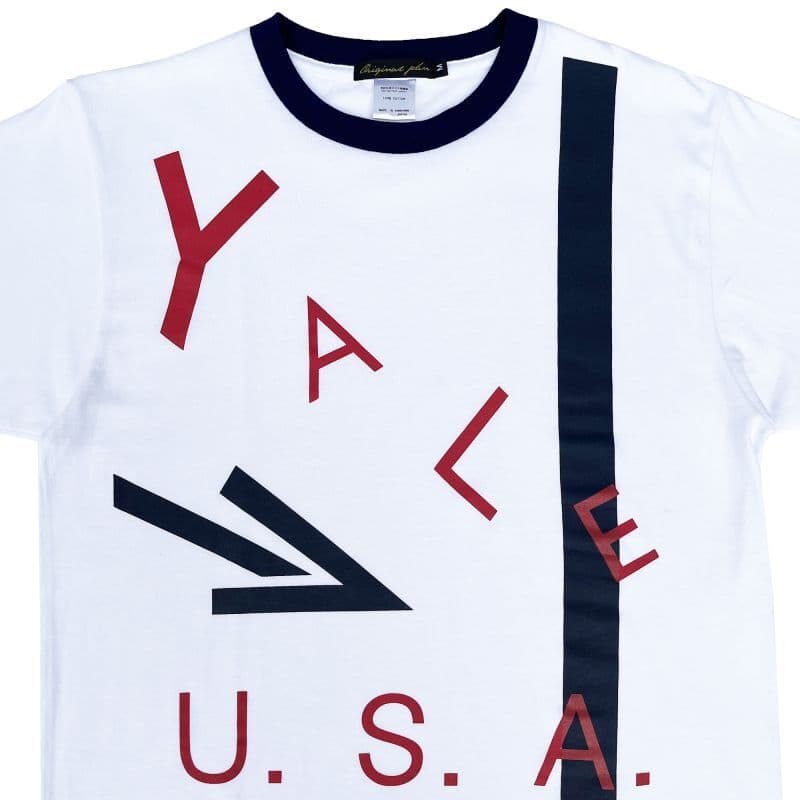T-YALE〈D.Navy×White〉