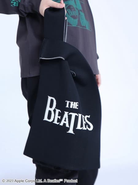 "THE BEATLES" Knit Marche Bag