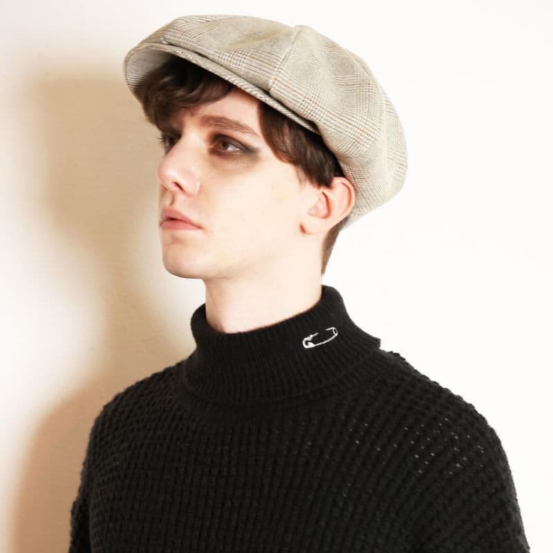 Waffle Rollneck Jumper〈Black〉
