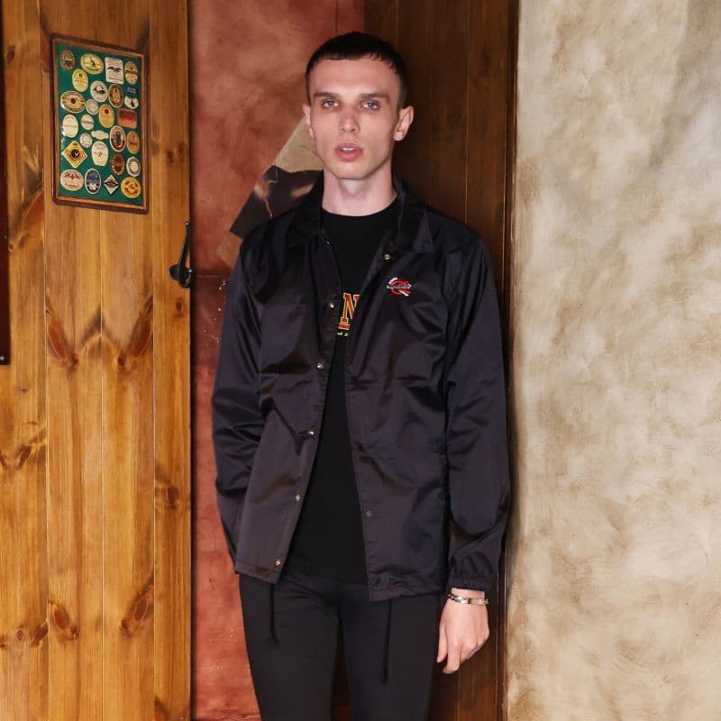YALE Coach Jacket〈Black〉