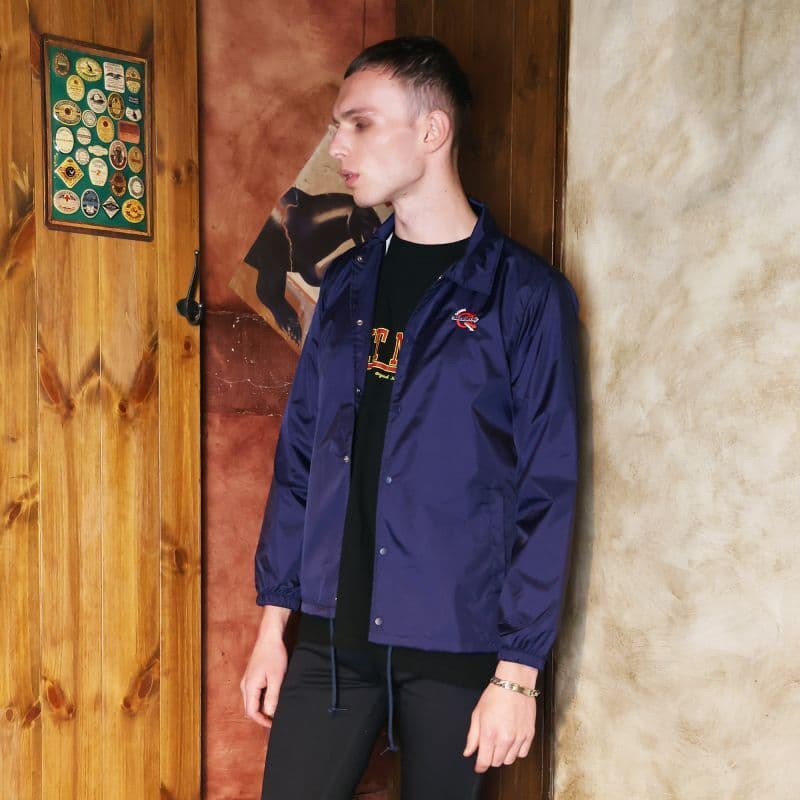 YALE Coach Jacket〈Navy〉