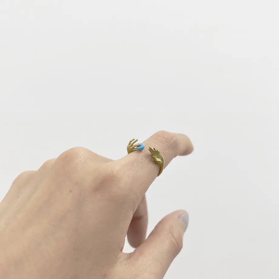 throw into the sea ring - Gold