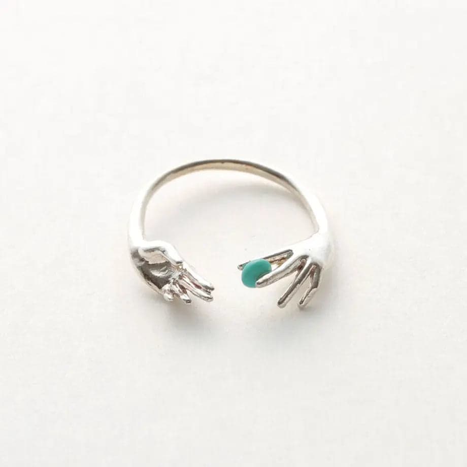 throw into the sea ring - Silver