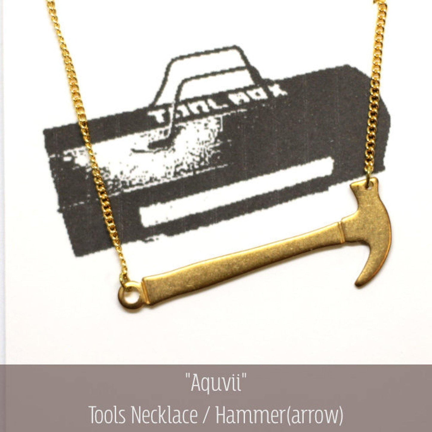 Aquvii(アクビ) | 道具箱の中の工具をモチーフにしたネックレス Tools necklace - Sopwith camel