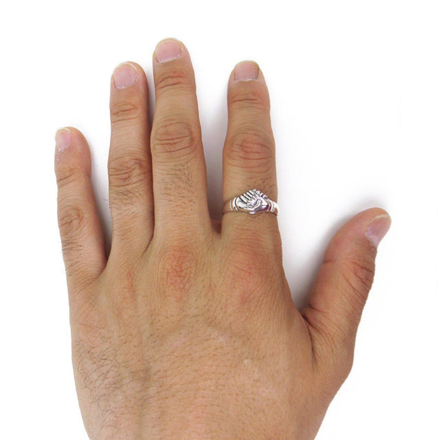 Lilac Original Archetype | 団結・約束の意味を持つ「握手」デザインのリング Unite Ring〈Silver〉 - Sopwith camel