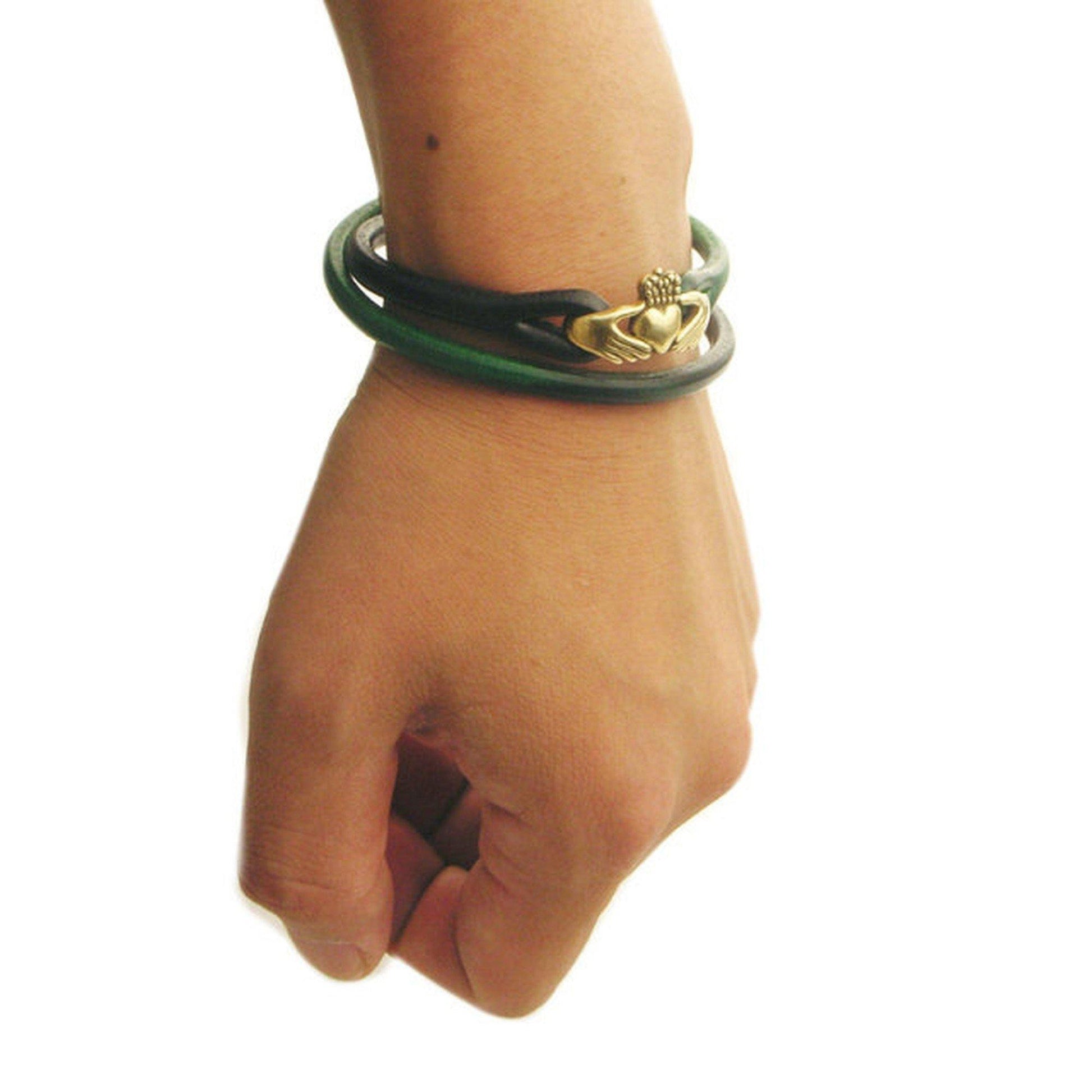 Cramp × Lilac Original Archetype | Claddagh Bracelet Brass - Sopwith camel