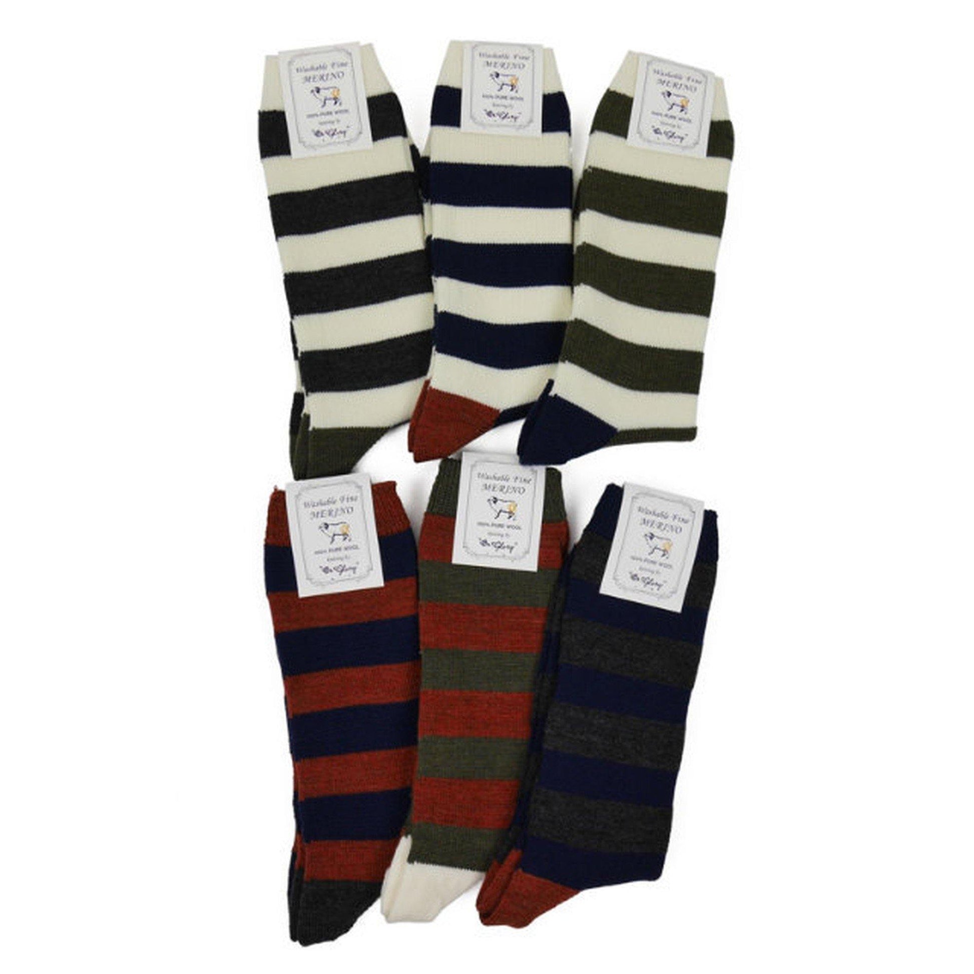 OR GLORY | Merino Border Socks - Sopwith camel