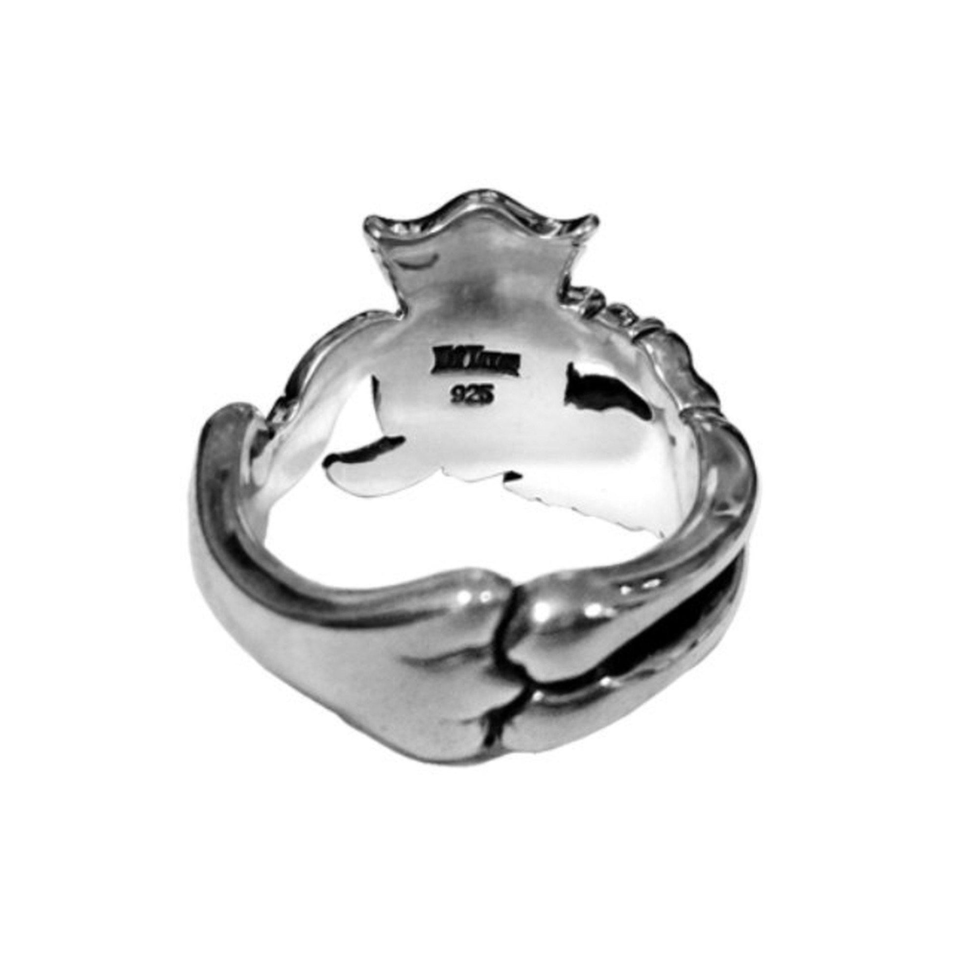 Lilac Original Archetype | 海賊モチーフのクラダリング Pirates Claddagh Ring〈Silver〉 - Sopwith camel