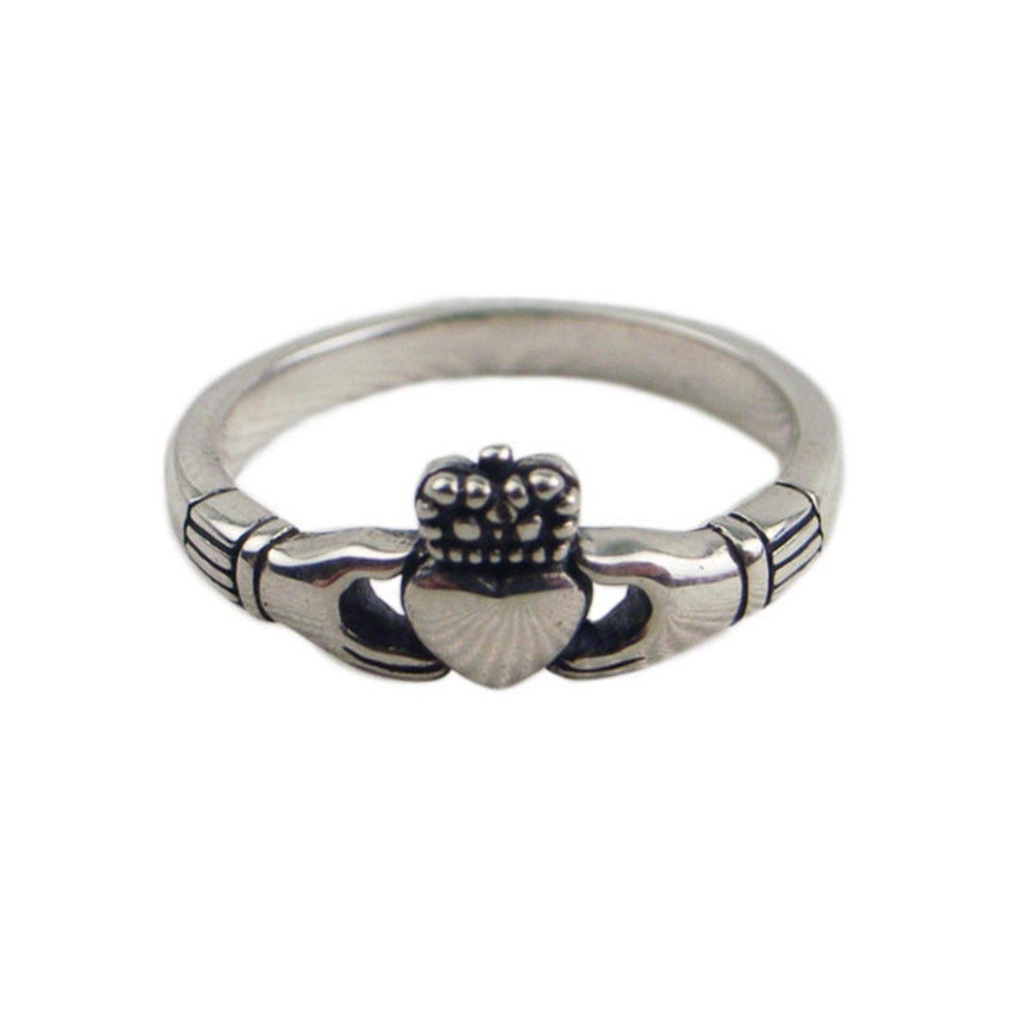 Lilac Original Archetype | 華奢なデザインのクラダリング Slender Claddagh Ring〈Silver〉 - Sopwith camel