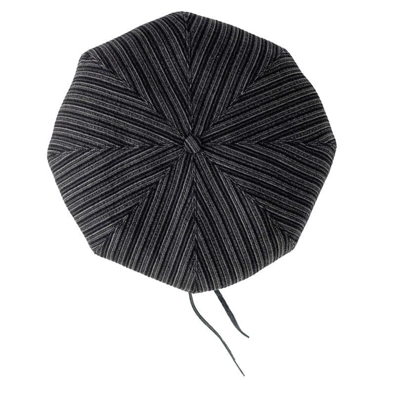 8Panels Army Beret〈Grey Stripe〉