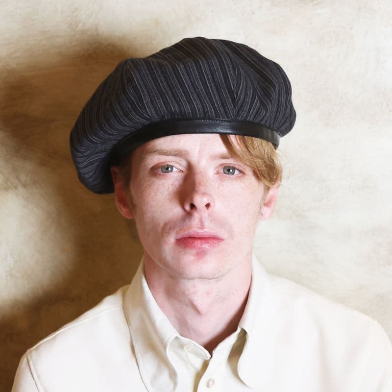 8Panels Army Beret〈Grey Stripe〉