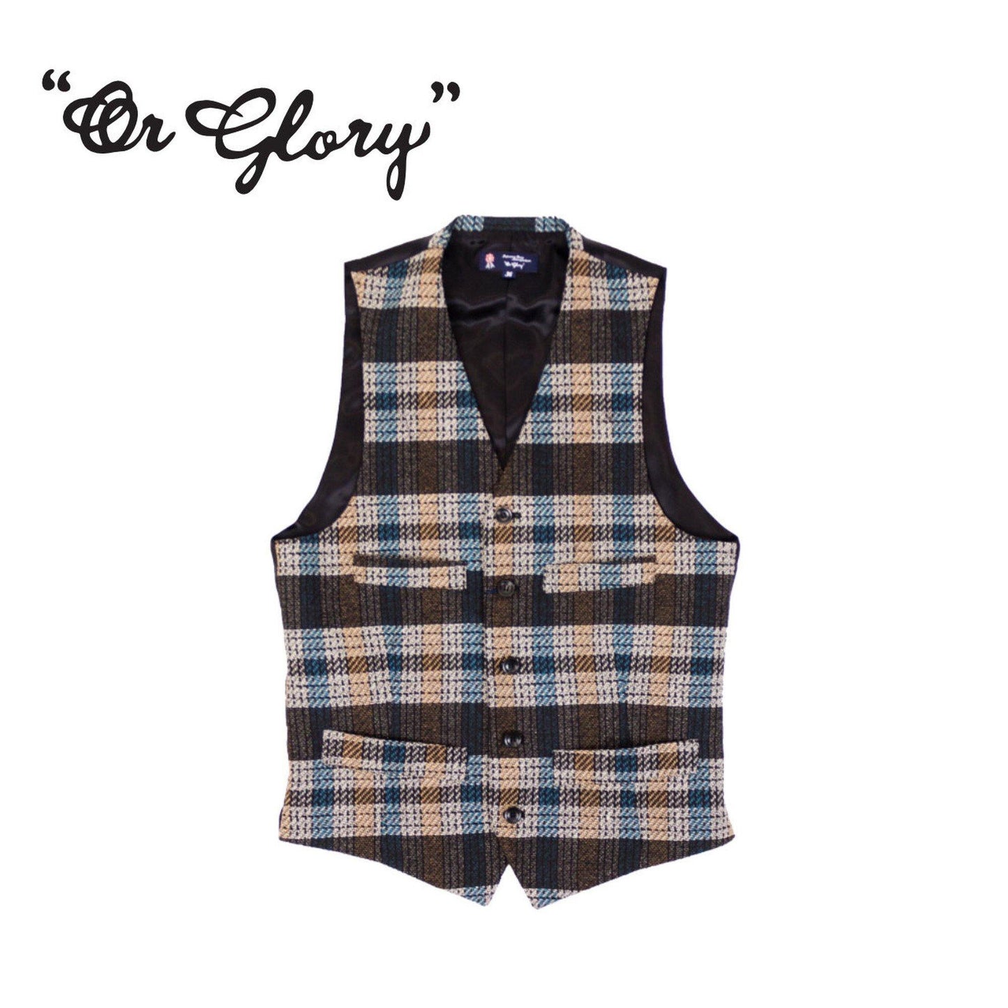 Plaid Tweed Vest