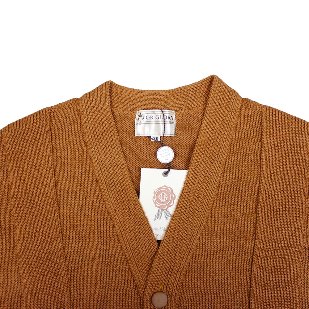 OR GLORY (オア・グローリー) | 60s-70sのベルト付きニットに着想を得たベルテッド カーディガン 〈Camel〉 - Sopwith camel