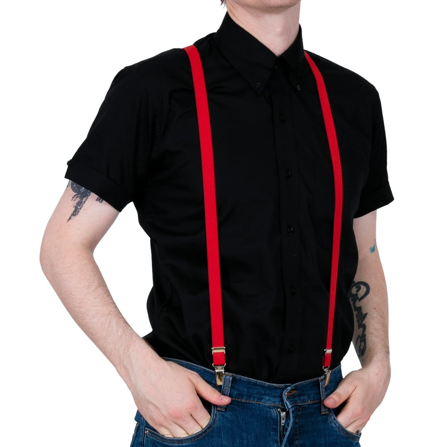 RELCO LONDON(レルコ ロンドン) | 英国製 H型 ロンドン ブレイシズ 18mm〈Red〉 - Sopwith camel
