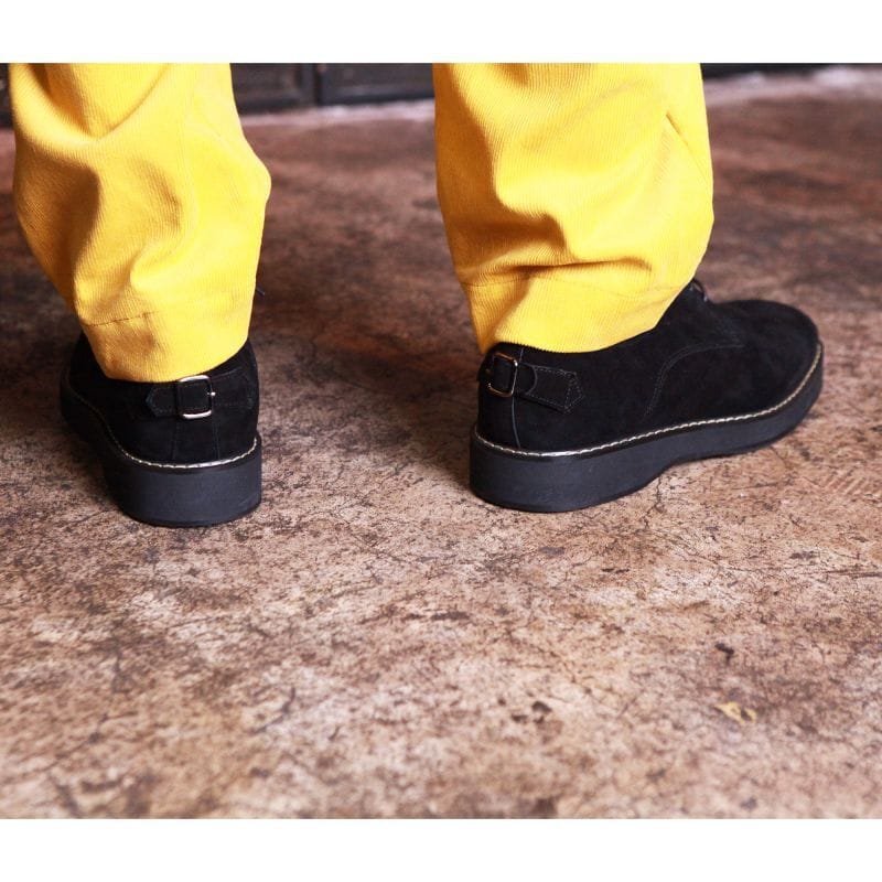 Original John(オリジナル ジョン) | 35mm厚の軽量EVAソールを使用した、外羽根4アイレットの厚底ダービーシューズ - Sopwith camel