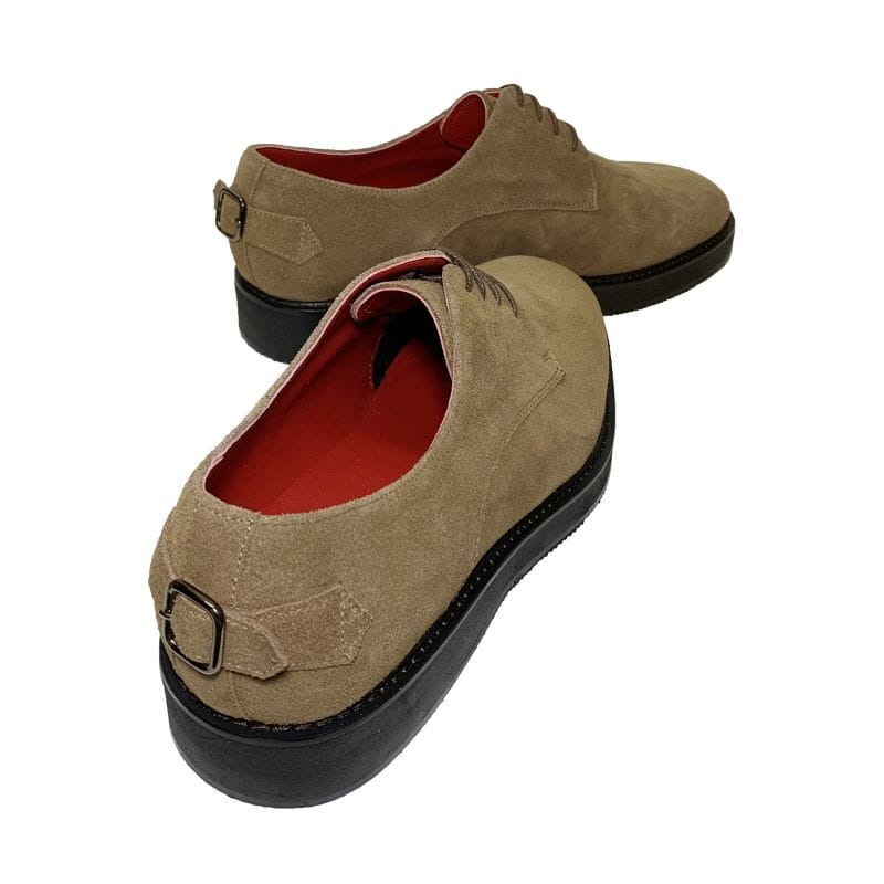 Original John(オリジナル ジョン) | 35mm厚の軽量EVAソールを使用した、外羽根4アイレットの厚底ダービーシューズ - Sopwith camel