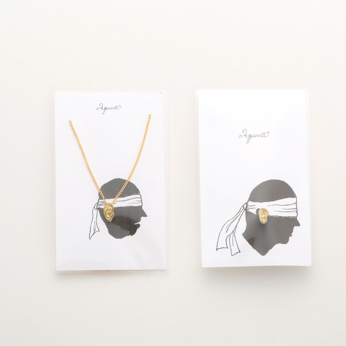 Aquvii(アクビ) | 耳をモチーフとした"Aquvii"オリジナルアクセサリー(ネックレス・ピアス) Ear series - Sopwith camel