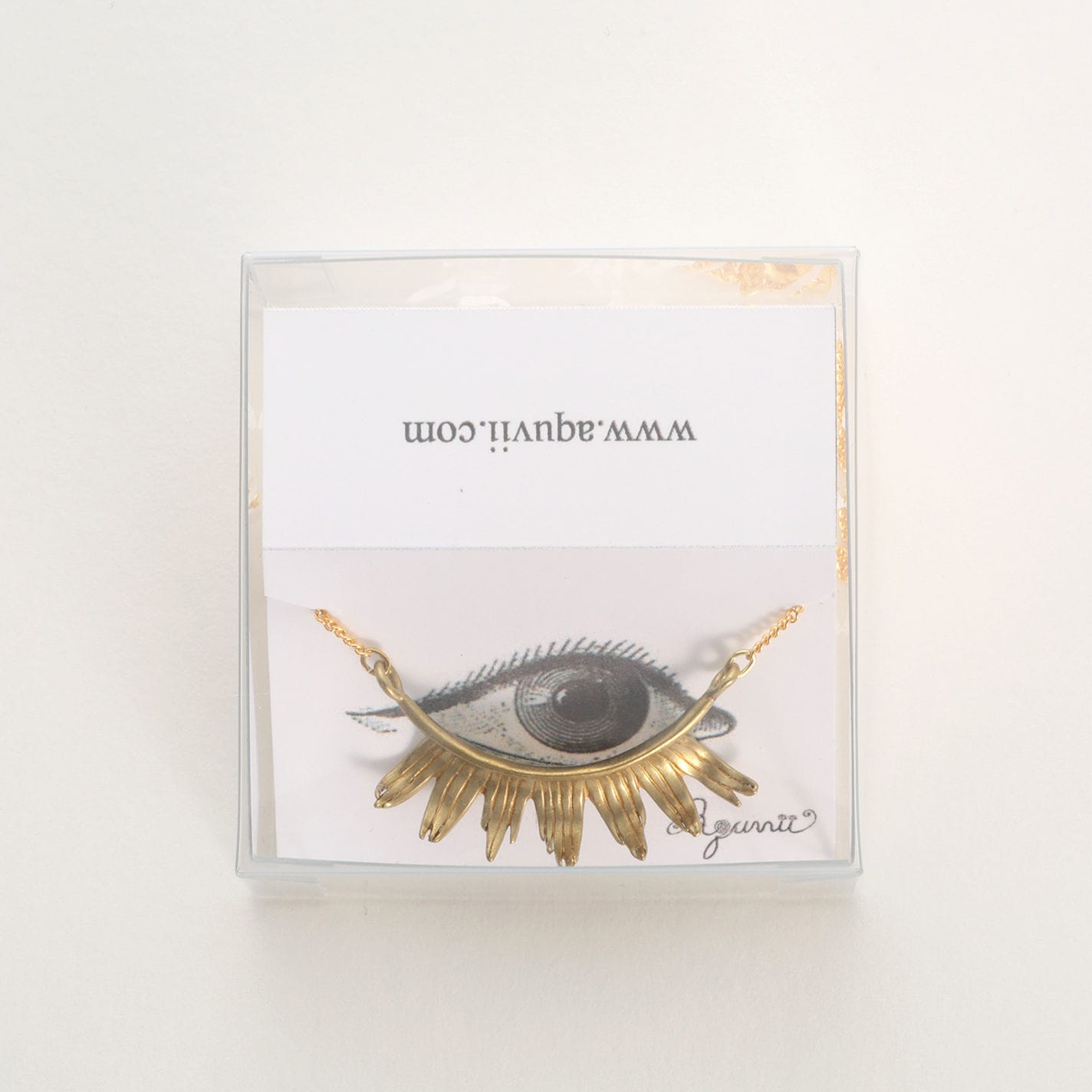 Aquvii(アクビ) | まつ毛をモチーフとした"Aquvii"オリジナルのネックレス Eyelash necklace - Sopwith camel