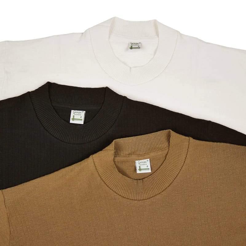 gicipi (ジチピ) | POLPO 2111P イタリア製 リネン混モックネックTシャツ - Sopwith camel