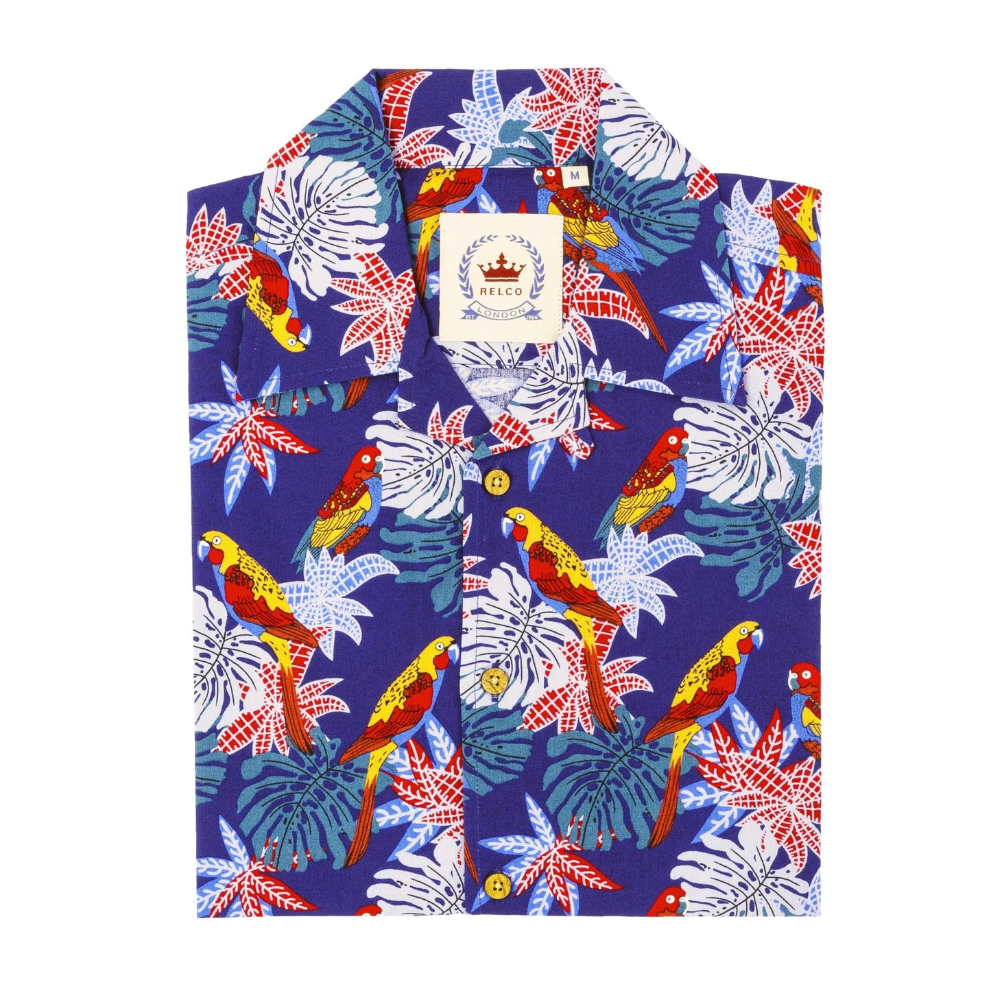 Hawaiian Shirt Parrot print