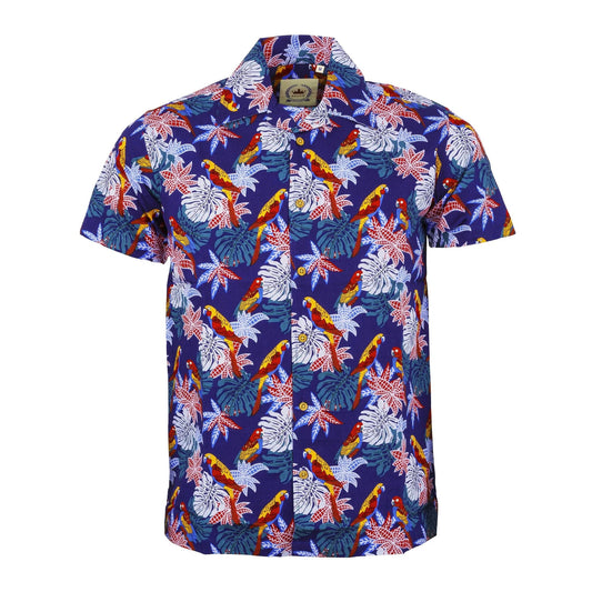 Hawaiian Shirt Parrot print